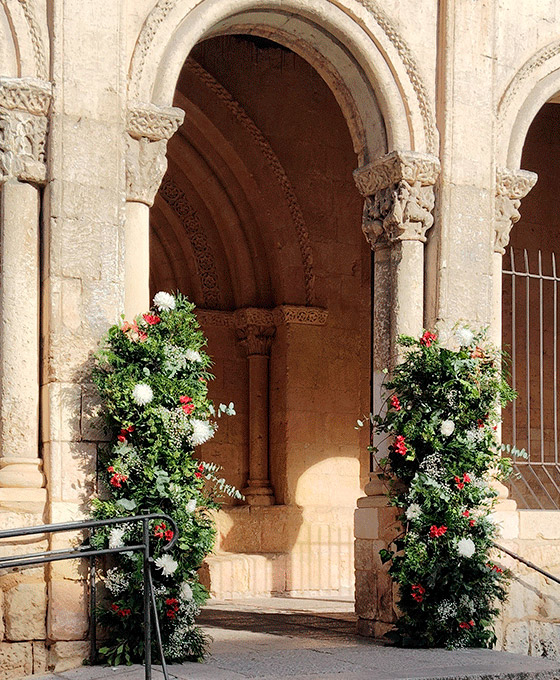 Flores para decorara bodas en Segovia
